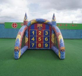 T11-7045 Barcelona Thema Aufblasbares Fußball-Schießspiel