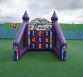 T11-7046 Barcelona Thema Aufblasbares Fußball-Schuss-Spiel