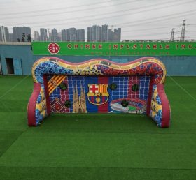 T11-7047 Barcelona Thema Aufblasbares Fußball-Torwandspiel