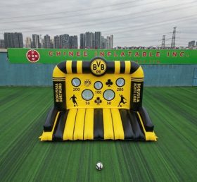 T11-7081 Borussia Dortmund Thema Aufblasbares Fußball-Schuss-Spiel