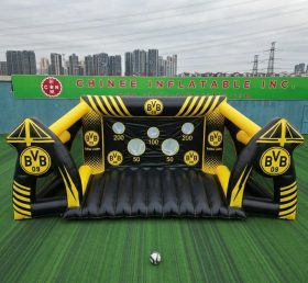 T11-7082 Borussia Dortmund Thema Aufblasbares Fußball-Schießspiel