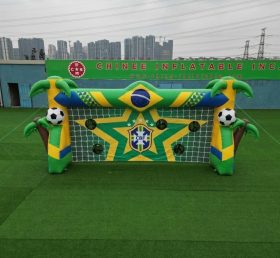T11-7090 Brasilien-Nationalteam-Thema Aufblasbares Fußball-Schießspiel