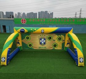 T11-7091 Fußball-Schießspiel mit Thema der brasilianischen Nationalmannschaft aufblasbar