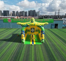 T11-7094 Fußball-Schießen-Spiel mit Thema der brasilianischen Nationalmannschaft