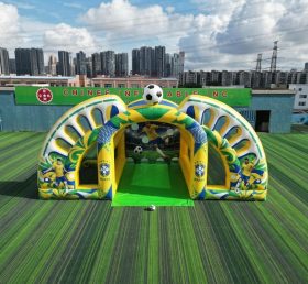 T11-7095 Brasilien Nationalmannschaft Thema Aufblasbares Fußball-Torschuss-Spiel