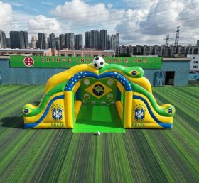 T11-7096 Brasilien Nationalmannschaft Thema aufblasbares Fußball-Schuss-Spiel