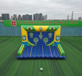 T11-7097 Brasilien Nationalmannschaft Thema Aufblasbares Fußball-Schießspiel