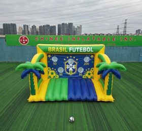 T11-7098 Brasilien Nationalmannschaft Thema Aufblasbares Fußball-Schuss-Spiel