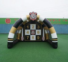 T11-7110 Corinthians Thema Aufblasbares Fußball-Schuss-Spiel