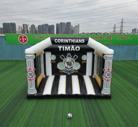 T11-7117 Corinthians Thema Aufblasbares Fußball-Torschuss-Spiel