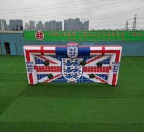 T11-7124 England Nationalmannschaft Thema Aufblasbares Fußball-Schießspiel