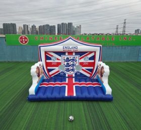 T11-7130 England Nationalmannschaft Thema aufblasbares Fußball-Torschussspiel