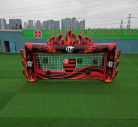 T11-7133 Flamengo Thema Aufblasbares Fußball-Torwandspiel