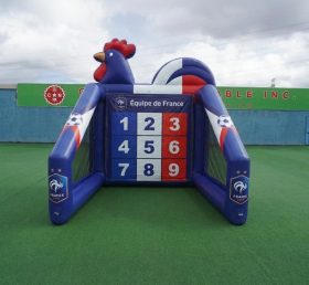 T11-7141 Frankreich Nationalmannschaft Thema Aufblasbares Fußball-Schießspiel