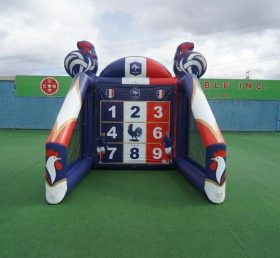 T11-7142 Frankreich Nationalmannschaft Thema Aufblasbares Fußball-Schießspiel
