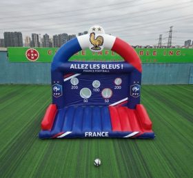 T11-7149 Frankreich Nationalmannschaft Thema Aufblasbares Fußball-Schießspiel