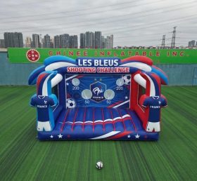 T11-7150 Frankreich Nationalmannschaft Thema aufblasbares Fußball-Schießspiel