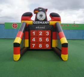 T11-7154 Deutschland Nationalmannschaft Thema Aufblasbares Fußball-Schießspiel