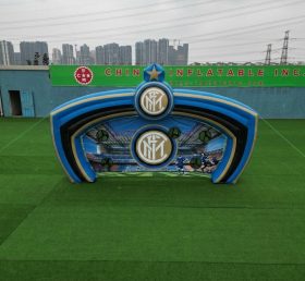 T11-7165 Inter Mailand Thema Aufblasbares Fußball-Schießspiel