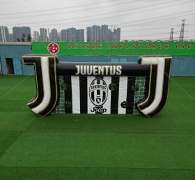 T11-7177 Juventus Thema Aufblasbares Fußball-Schießspiel