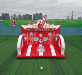 T11-7192 Liverpool Thema Aufblasbares Fußball-Schießspiel
