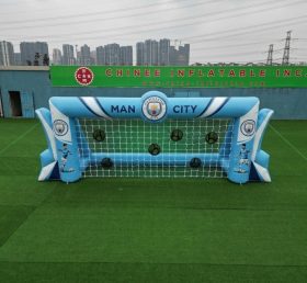 T11-7196 Manchester City Themen Aufblasbares Fußball-Torschuss-Spiel