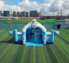T11-7198 Manchester City Thema Aufblasbares Fußball-Torwand-Spiel