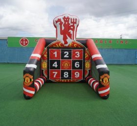 T11-7200 Manchester United Thema Aufblasbares Fußball-Schuss-Spiel