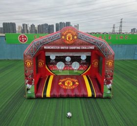 T11-7205 Manchester United Thema Aufblasbares Fußball-Torschuss-Spiel