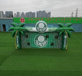 T11-7208 Palmeiras Themen Aufblasbares Fußball-Schießspiel