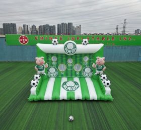 T11-7212 Palmeiras Thema Aufblasbares Fußball-Schuss-Spiel