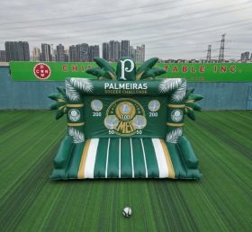 T11-7213 Palmeiras Thema Aufblasbares Fußball-Schießspiel
