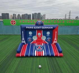 T11-7221 Paris-Saint-Germain-Thema Aufblasbares Fußball-Torwandspiel