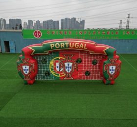 T11-7226 Portugal Nationalmannschaft Thema Aufblasbares Fußball-Torwand-Spiel