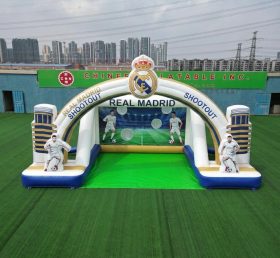 T11-7232 Real Madrid Thema Aufblasbares Fußball-Schießspiel