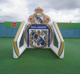 T11-7235 Real Madrid Thema Aufblasbares Fußball-Torschuss-Spiel