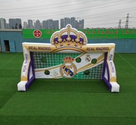 T11-7237 Real Madrid Thema Aufblasbares Fußball-Schießspiel