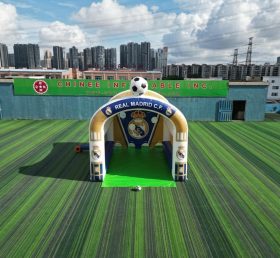 T11-7238 Real Madrid Thema Aufblasbares Fußball-Schießspiel