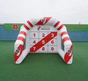 T11-7247 River-Plate-Design Aufblasbares Fußball-Torschuss-Spiel