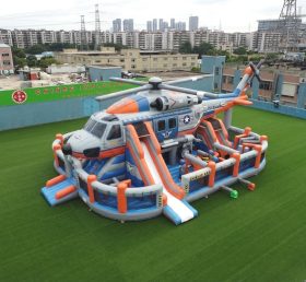 T6-6846 Hubschrauber-Themen aufblasbarer Spielplatz