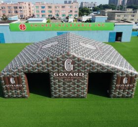 Tent1-7165 Goyard Werbeaufblasbares Würfelzelt