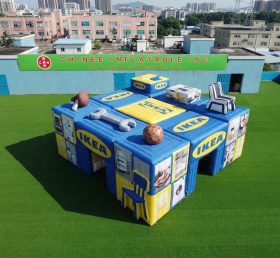 Tent1-7170 IKEA Werbe-Aufblasbares Cube-Zelt