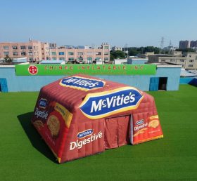 Tent1-7182 McVitie's Werbe-Aufblasbarer Würfelzelt