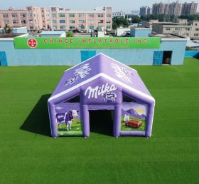Tent1-7183 Milka Werbeaufblasbares Würfelzelt