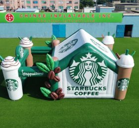 Tent1-7283 Starbucks Werbe Aufblasbares Zelt