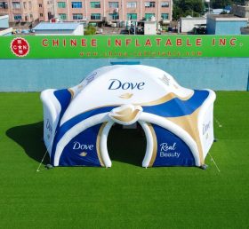Tent1-7307 Dove Werbeaufblasbares Spinnenzelt
