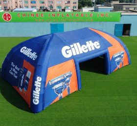 Tent1-7319 Gillette Werbe-Aufblasbares Spinnzelt