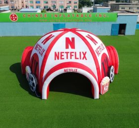 Tent1-7341 Netflix Werbe aufblasbares Spinnzelt