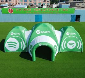 Tent1-7350 Spotify Werbe-Aufblasbares Spinnenzelt