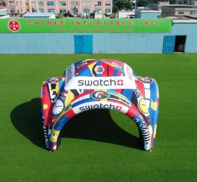 Tent1-7353 Swatch Werbe aufblasbares Spinnenzelt